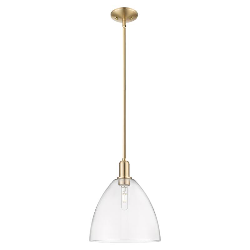 Innovations Lighting Endless Possibilities Arcadia - Bristol - 1 Light 12" Stem Hung Mini Pendant - Clear/Champagne Bronze