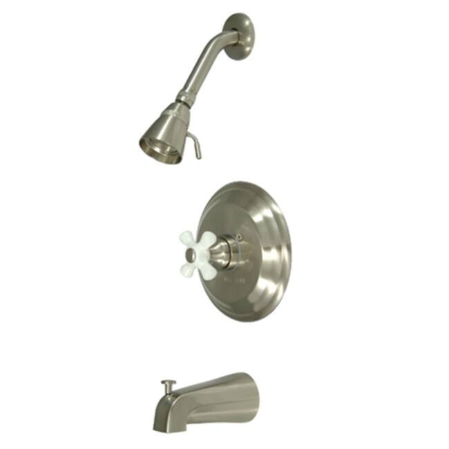Kingston Brass Restoration Tub and Shower Trim Package with 1.8 GPM