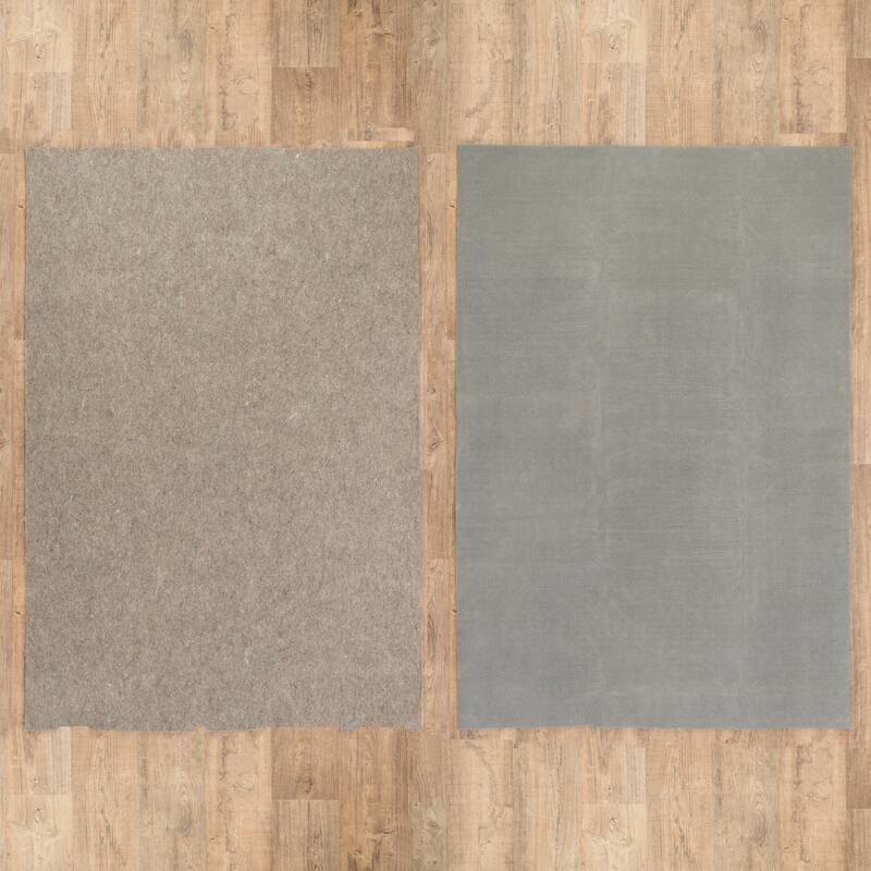 Vista Home Reverisble Cusioned Multi-Surface Indoor Rug Pad. - Grey