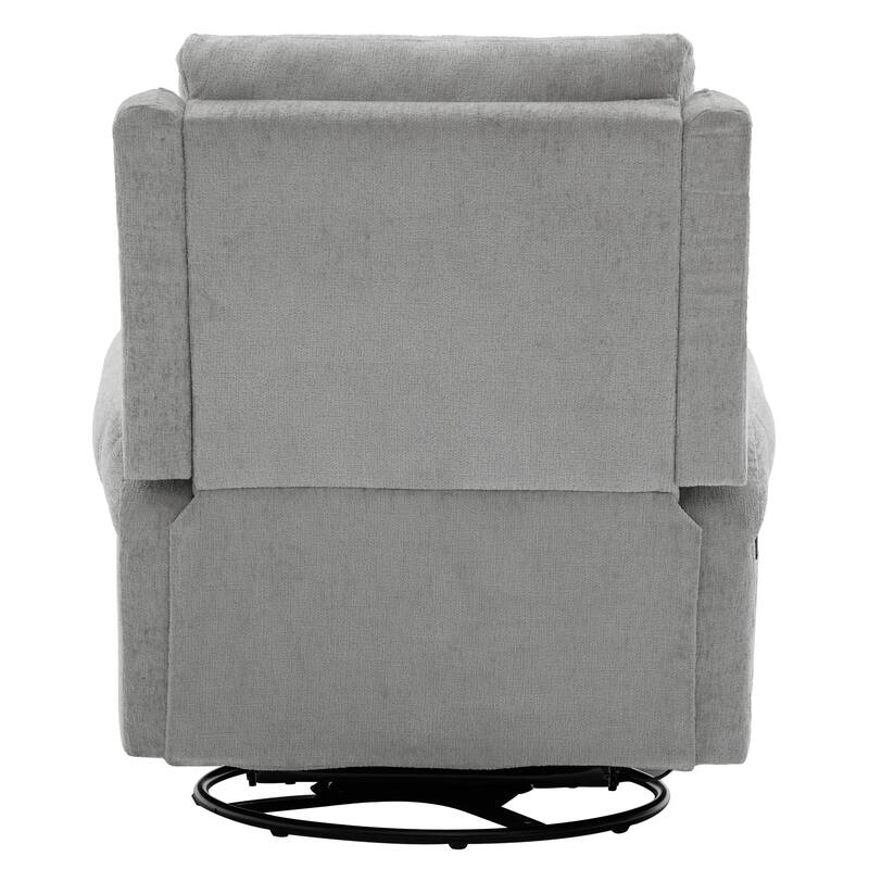 Manual Recliner Massage Recliner Chair Nursery Recliner Chair Swivel Rocker Recliner Sofa with a Side Storage Pocket