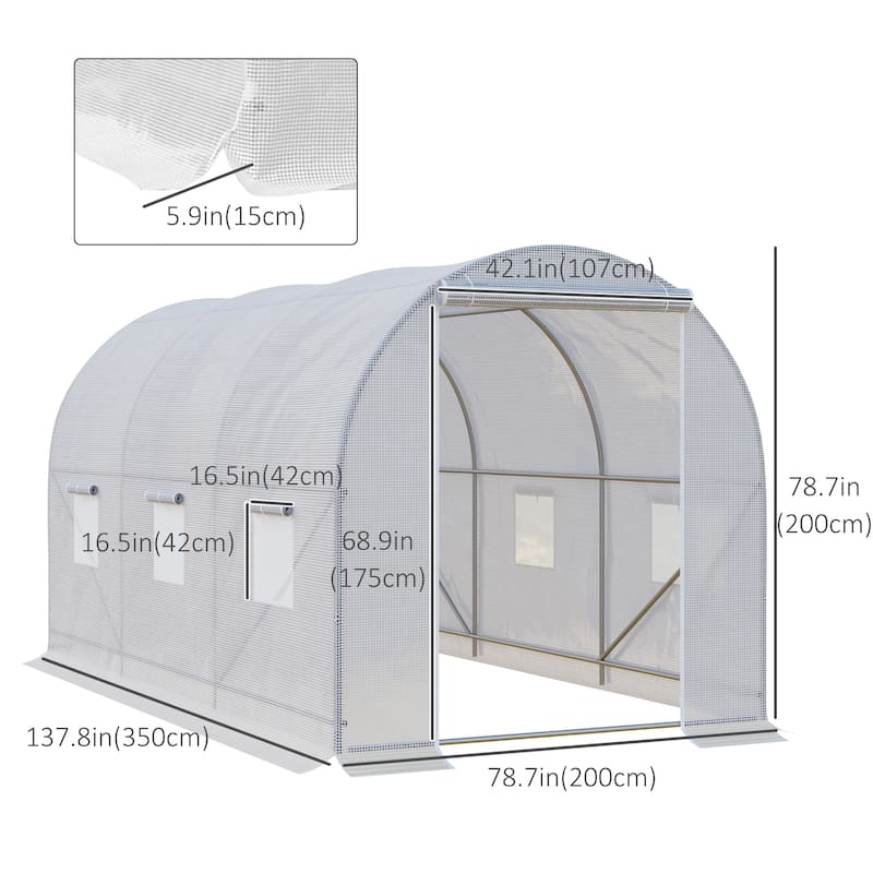 Walk-in Tunnel Greenhouse