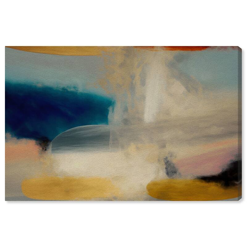 Wynwood Studio Canvas Abstract Embrace Yellow and Modern & Contemporary Wall Art Canvas Print