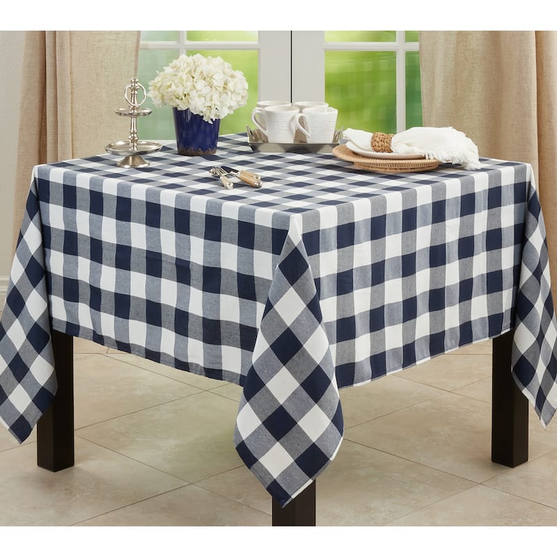 Casual Buffalo Plaid Tablecloth