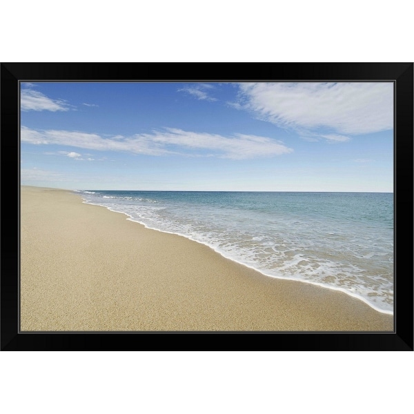 "Nantucket Beach" Black Framed Print