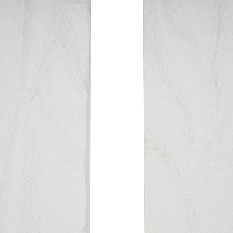 Metal Leaf Embossed Wall Decor - Set of 2 White - Roche River Decor