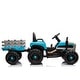 preview thumbnail 93 of 118, Luxury Electric Ride-On Tractor Toy for Children with Remote Control, Trailer, and LED Lights - 3-6 Years