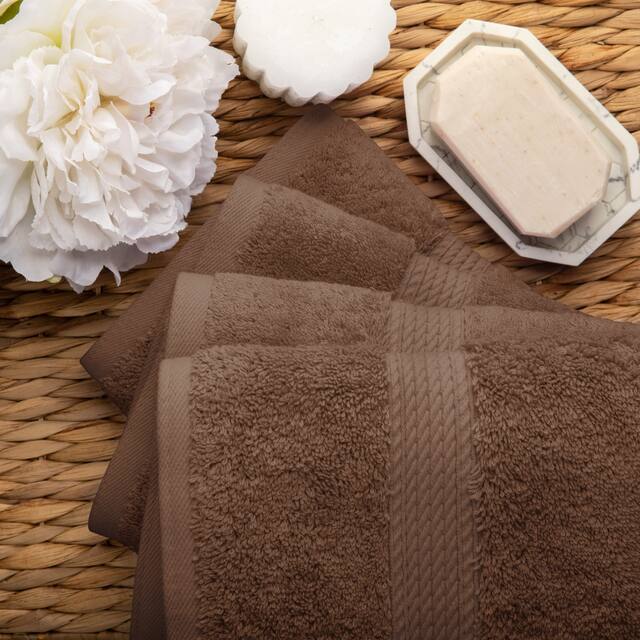 Marche Egyptian Cotton 4 Piece Hand Towel Set by Miranda Haus
