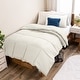 preview thumbnail 87 of 138, Bare Home Hypoallergenic Down Alternative Comforter Set Twin - Twin XL - Cream