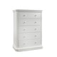 preview thumbnail 7 of 8, Vista Elite 5 Drawer Dresser White