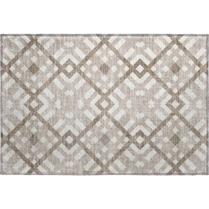 Premium Washable Super Soft Contemporary Geo Mayfield Rug