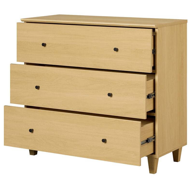 Modern 71" Tall Bookcase with Drawers & Open Shelves for Home Office