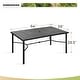 preview thumbnail 26 of 41, MAISON ARTS 7 / 9- Piece Outdoor Patio Dining Set, 1 Expandable Metal Table & 6 / 8 Textilene Chairs