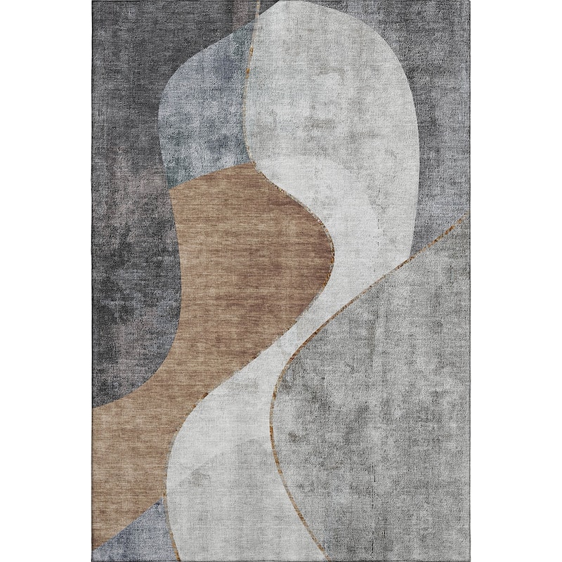 Premium Washable Super Soft Abstract Glam Mayfield Rug