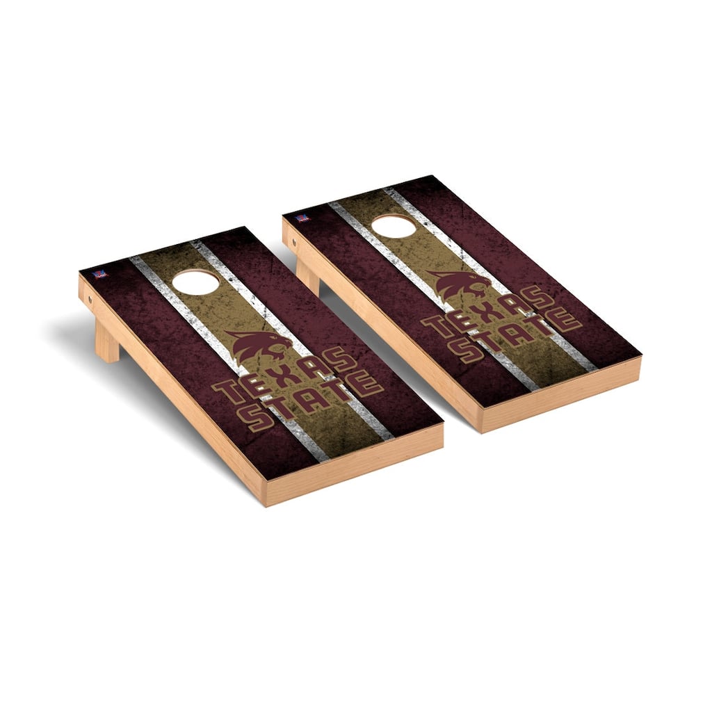 Texas State Bobcats Vintage Cornhole Board Set