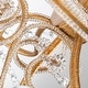 preview thumbnail 16 of 16, 4/6-Lights Vintage Small Candlestick Crystal Chandelier in Antique Gold