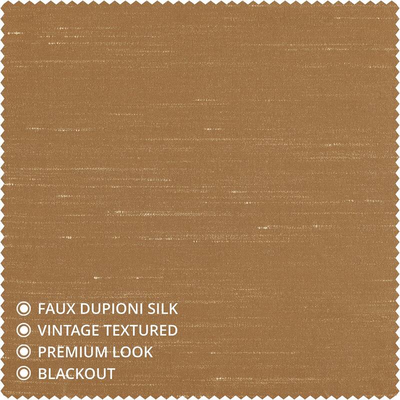 Exclusive Fabrics Textured Faux Dupioni Silk Thermal Blackout Curtains (1 Panel)
