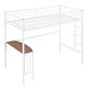 preview thumbnail 15 of 25, Multifunction Twin Over Full Bunk Bed with Desk,Ladder and Quality Slats