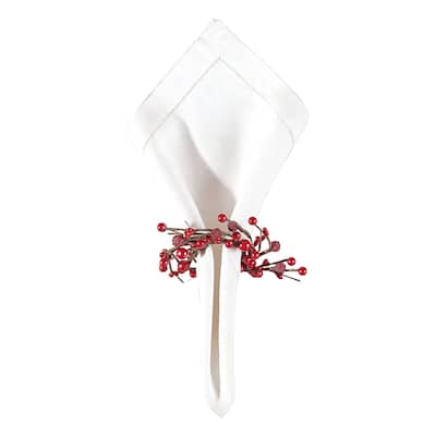 Berries Wreath Napkin Ring Set of 6 - Set of 6
