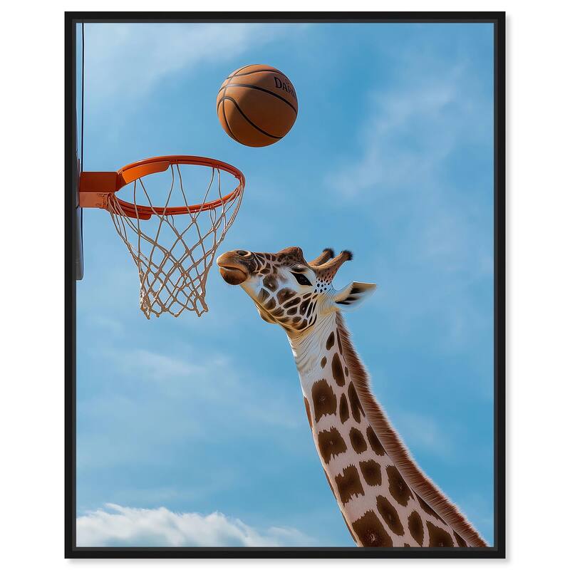 Gentle Giant's Game Canvas by Art Remedy - 20" x 24" - Black