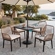 preview thumbnail 29 of 71, Nuu Garden Rattan Metal Patio Dining Set with Umbrella Hole, Zippered Cushions