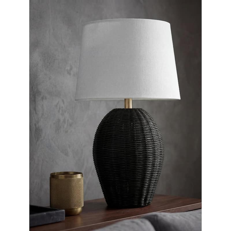 Livabliss Jacaranda Global Accent Floor Lamp - 24"H x 14"W x 14"D