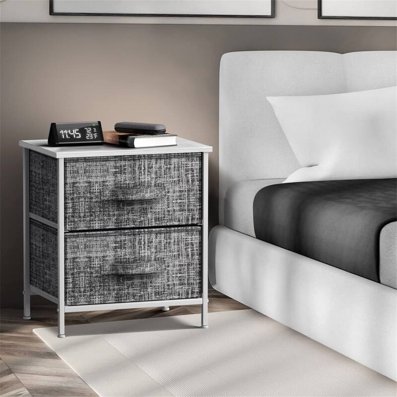 Nightstand with 2 Drawers