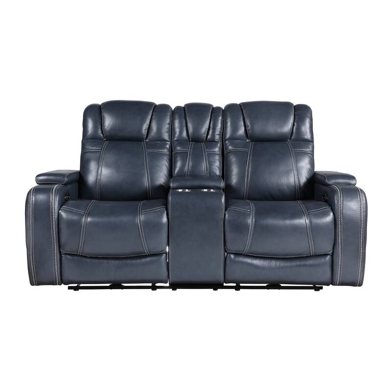 Lourical 2-Piece Leather Match Power Reclining Sofa Set