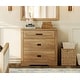 preview thumbnail 2 of 71, WAMPAT Mid Century Modern Dresser, 31.9" Tall Storage Cabinet with Drawers Vintage Oak - 3-drawer