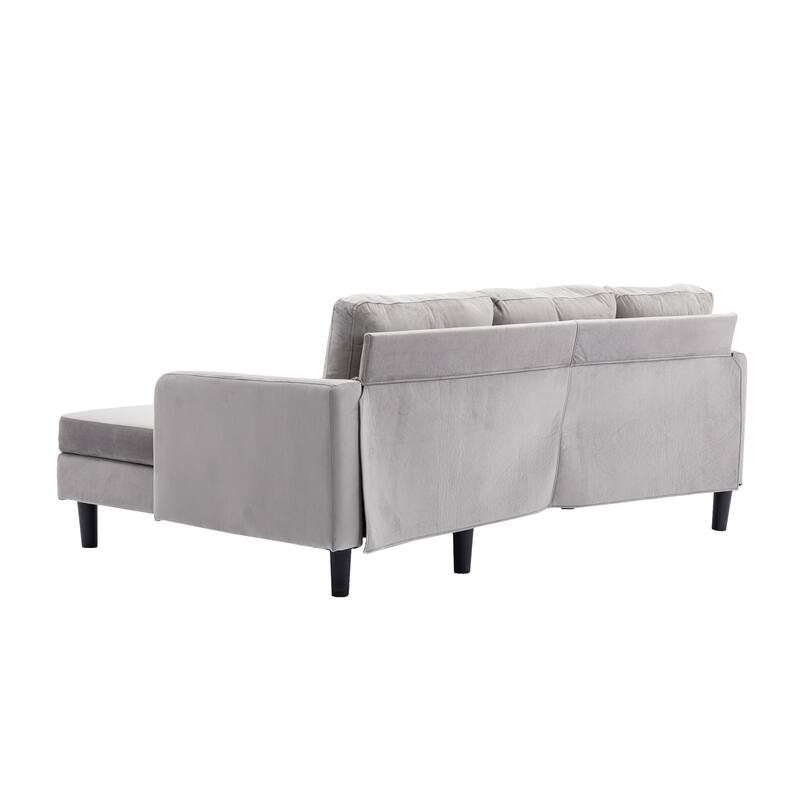 LShape Reversible Sleeper Sectional Sofa with Storage Chaise, Corner