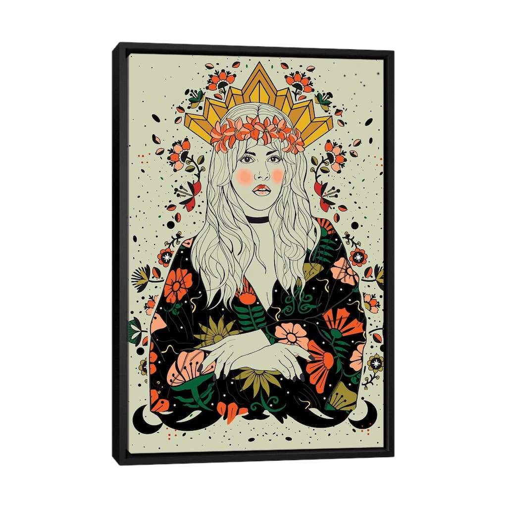 iCanvas "Stevie Nicks" by Nettsch Framed Canvas Print