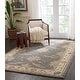 preview thumbnail 29 of 33, Nourison Hand-tufted Wool Persian Vine and Bloom Area Rug 6'6" x 9'6" - Blue