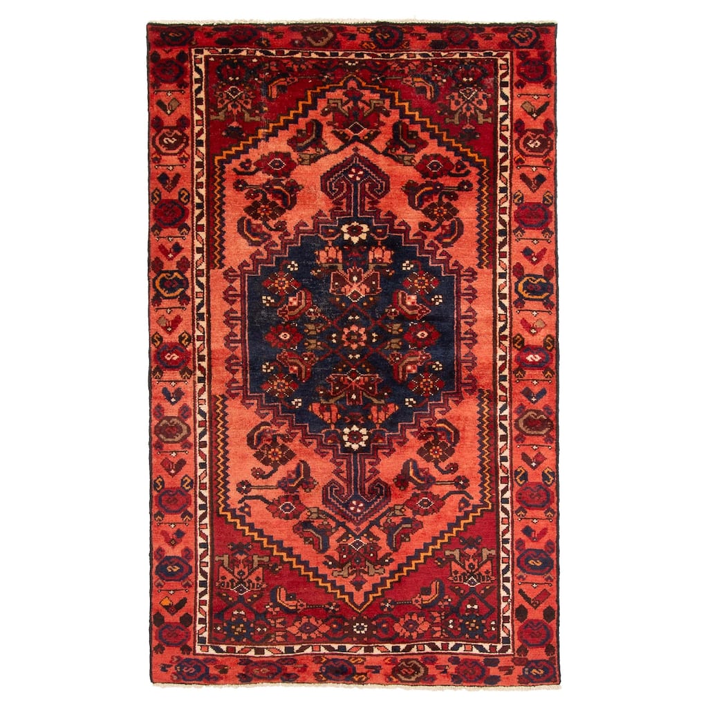 ECARPETGALLERY Hand-knotted Andelz Copper Wool Rug - 4'0 x 6'7