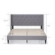 preview thumbnail 21 of 35, Brookside Isabelle Button Tufted Wingback Upholstered Bed