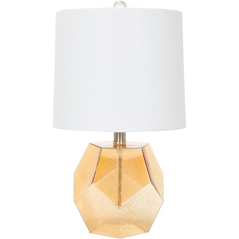 Artistic Weavers Eudorax Geometric Glass 19-inch Table Lamp - 19"H x 11"W x 11"D