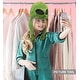 preview thumbnail 6 of 5, DolliBu Alien Plush Hat - Funny Adults and Kids Hat with Ear Flaps - One Size