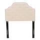 preview thumbnail 18 of 19, Silas Studded Fabric Twin-size Headboard by Christopher Knight Home