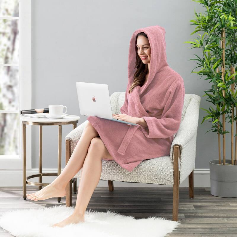 Luxury Hooded Terry Cotton Unisex Bathrobe Collection