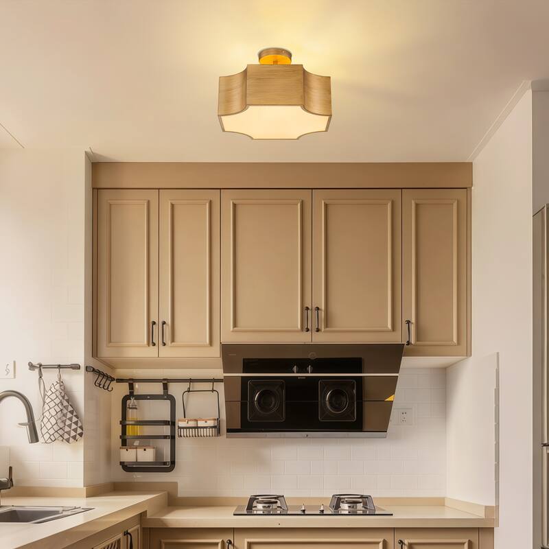 Starsky 3-Light Novelty Statement Semi Flush Mount - Antique