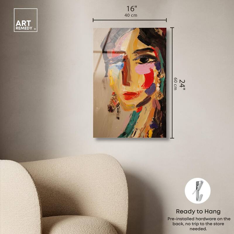 Colorful Expression II Acrylic by Art Remedy, Ready to Hang