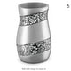 preview thumbnail 1 of 4, Creative Scents Silver Mosaic Gray Bathroom Tumbler