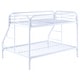 preview thumbnail 61 of 80, Morgan Contemporary Metal Frame Bunk Bed
