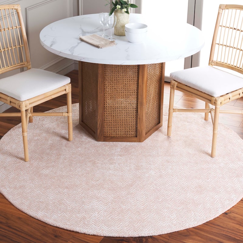 SAFAVIEH Handmade Glamour Ostilia Chevron Viscose Rug