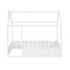 preview thumbnail 15 of 41, Twin Size House Bed Wood Floor Bed wFence for Kids,Teens, Girls,Boys