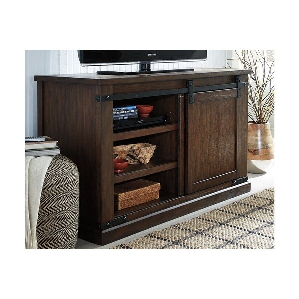 Shop Ashley Furniture W56228 Budmore Medium TV Stand w/ 1 Sliding Barn