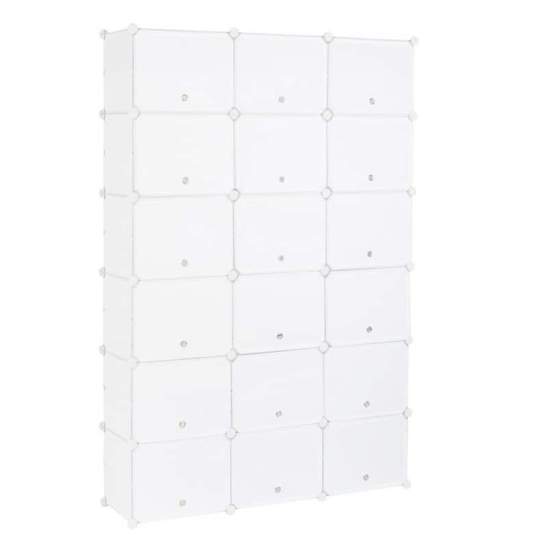 Portable Shoe Rack Organizer 66-72 Pair Tower Shelf Storage Cabinet - 12-tiers