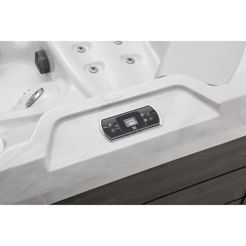 5-Person 41-Jet Premium Acrylic Lounger Spa Standard Hot Tub