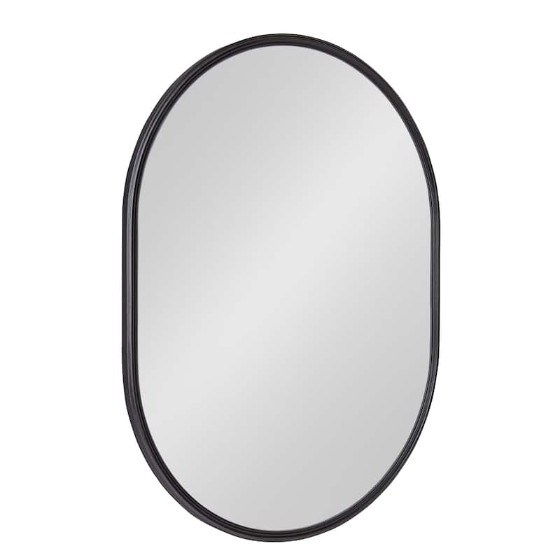 Kate and Laurel Caskill Capsule Framed Wall Mirror - 18x24 - Black