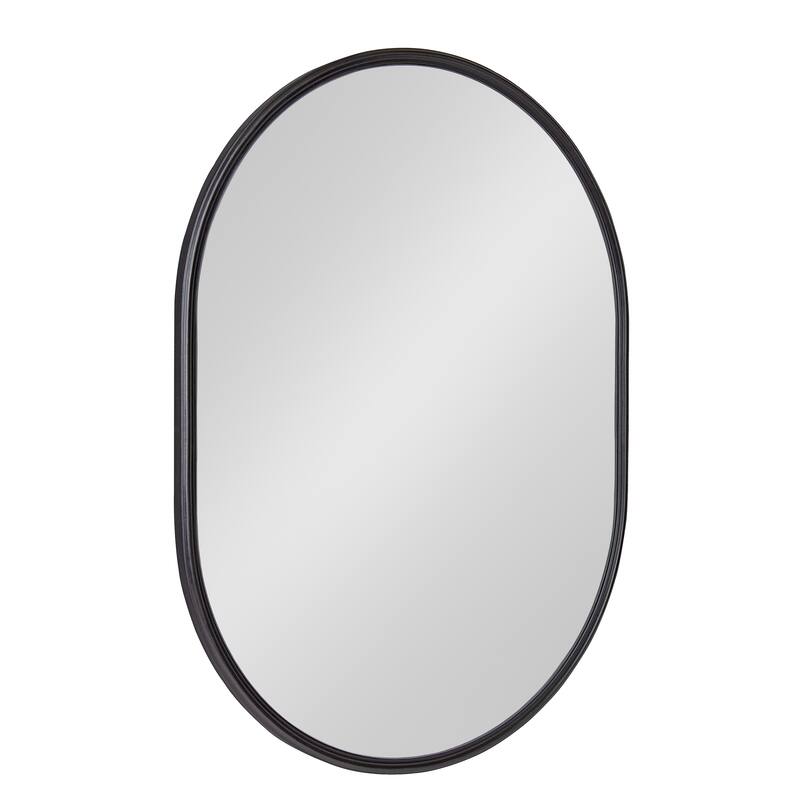 Kate and Laurel Caskill Capsule Framed Wall Mirror - 18x24 - Black