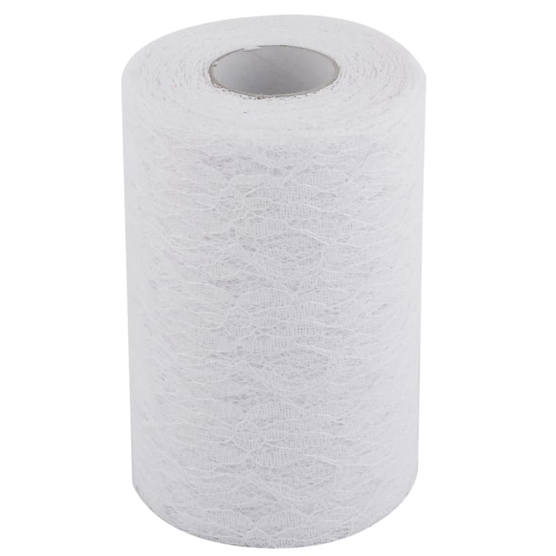 Wedding Party Lace Banquet Hall DIY Decor Tulle Spool Roll 6" x 25 YD