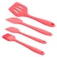 preview thumbnail 4 of 3, MegaChef 12 Piece Red Silicone Kitchen Utensil Set